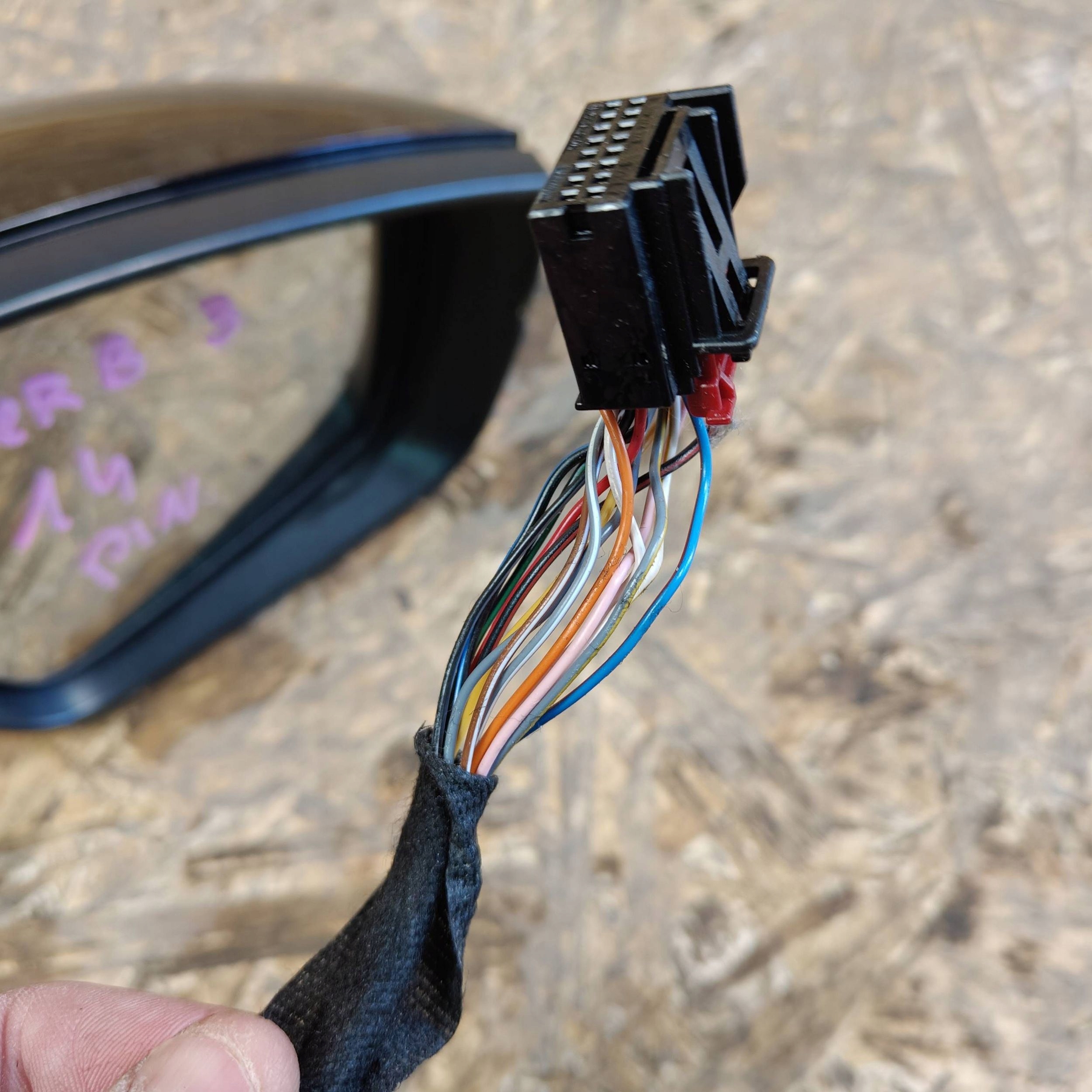electrics mirror side right side Skoda Superb B8 (3V) 14 pin Europa