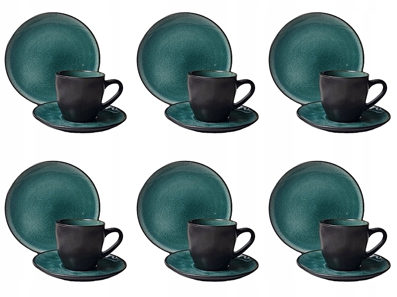 

Zestaw serwis Kawowy 18EL Jeans C.zieleń na 6 osób