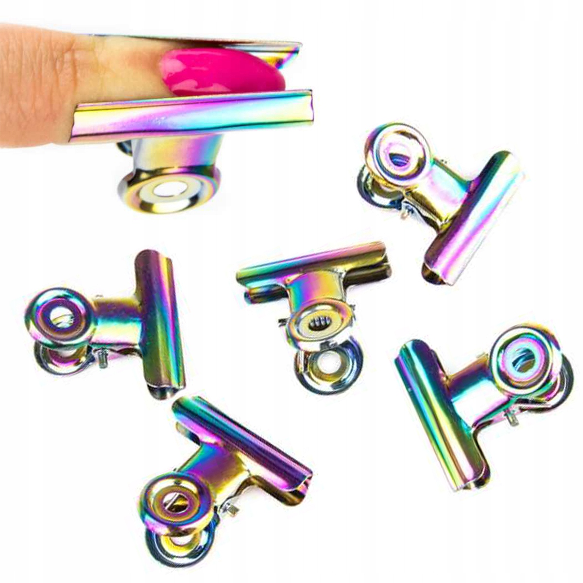 5x KLIPS METALOWY do tunelu Zaciskarka Klamra