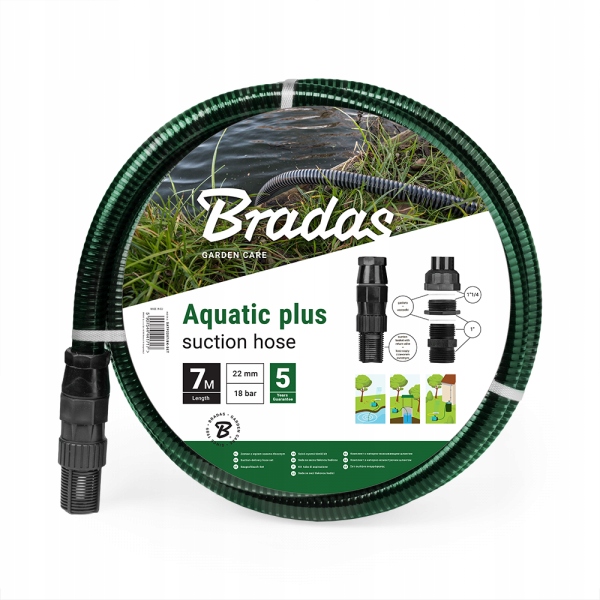 

Bradas Wąż Ssący 7M Aquatic Do Pomp +kosz, Zawór