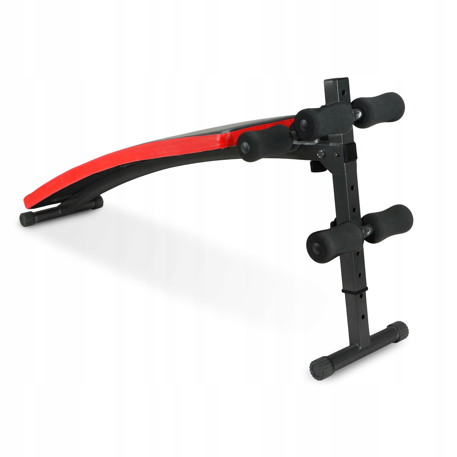 ŁAWECZKA DO ĆWICZEŃ SKOŚNA ŁAWKA WYTRZYMAŁA I REGULOWANA DO DOMU PIWNICY Wyposażenie dodatkowe blokada do nóg