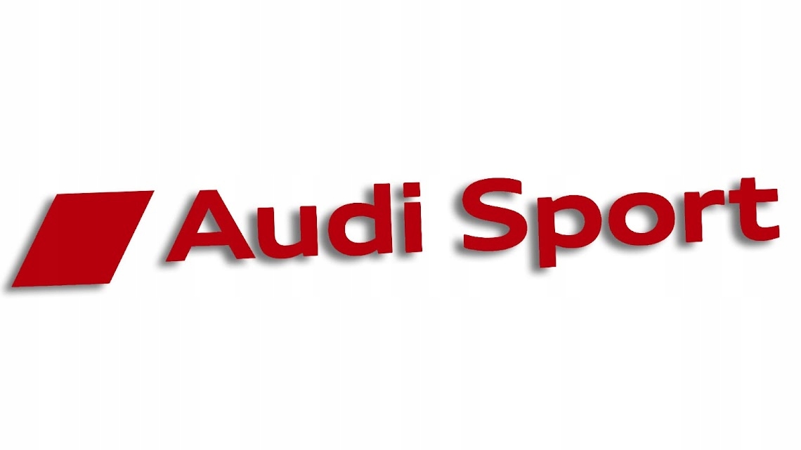 

Wycinana naklejka Audi Sport czerwona