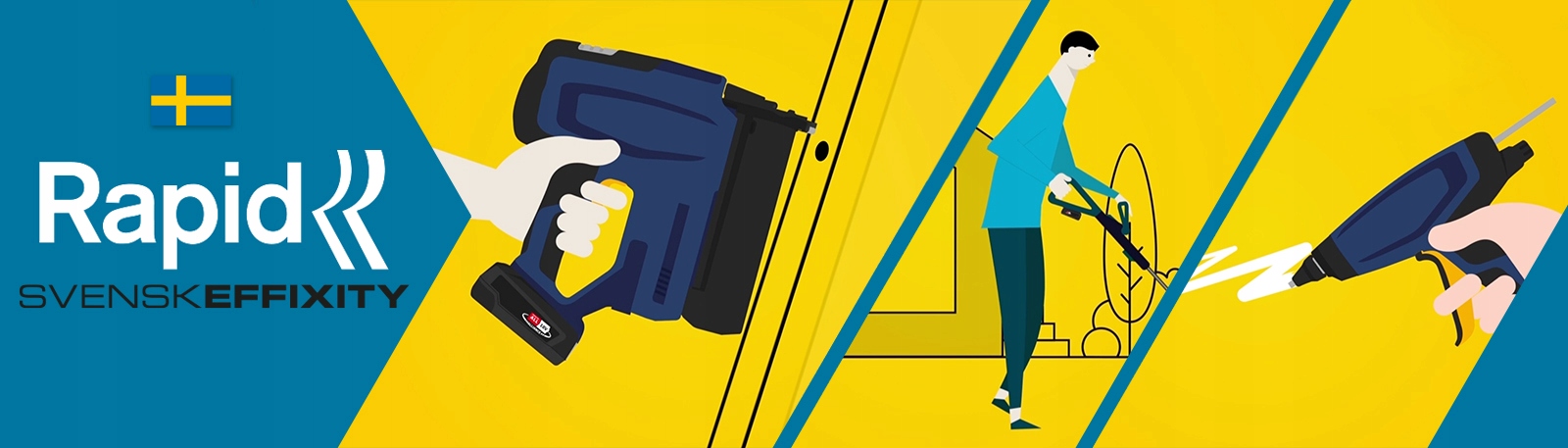 RAPID PISTOLET DO KLEJU NA GORĄCO 11-12MM EG111 + KLEJ 500G 40303076 Marka Rapid