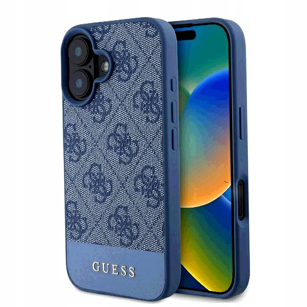 Pouzdro Guess pro iPhone 16, 4G Bottom Stripe, kryt, kryt, originální