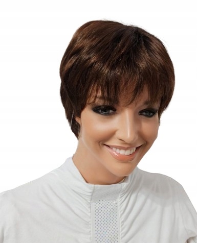 Krátká paruka s ofinou Lucy v barvě bronzový mix