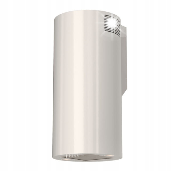 Okap kuchenny kominowy Maan Tuba Elba Wpb 835 Biały Przyścienny