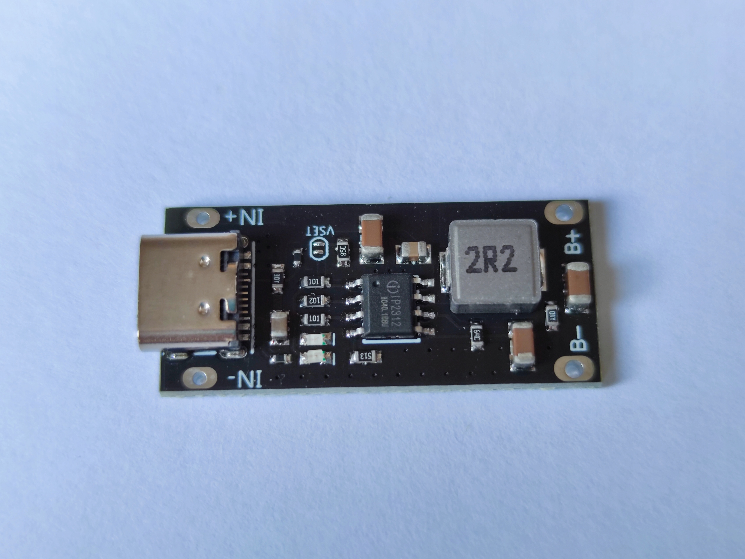 18650 USB-C 4.35 V 3A код Ip2312 CC / CV виробника модуль зарядки літій-іонних осередків