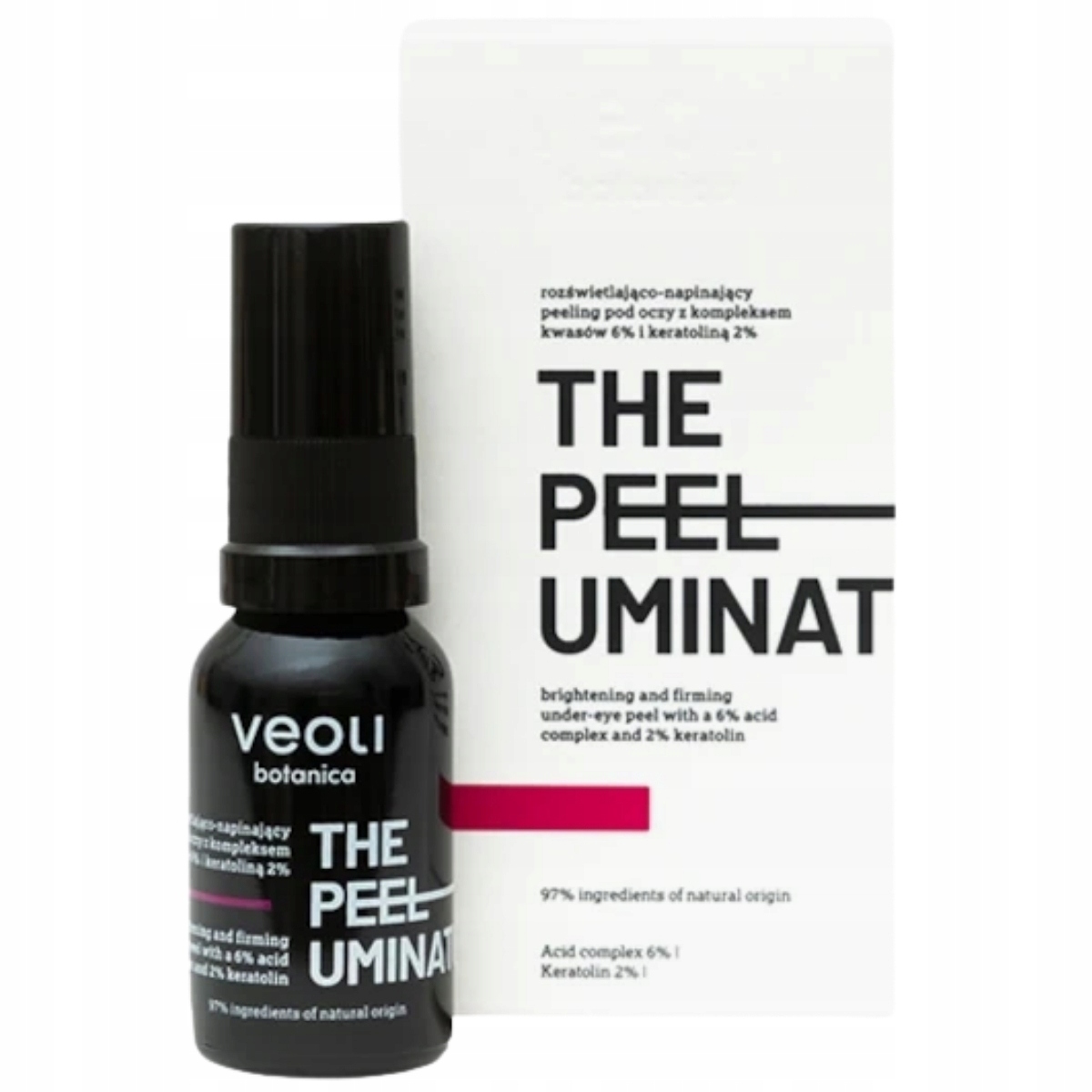 Veoli Botanivca The Peeluminator Rozjasňující a vypínací peeling pod oči