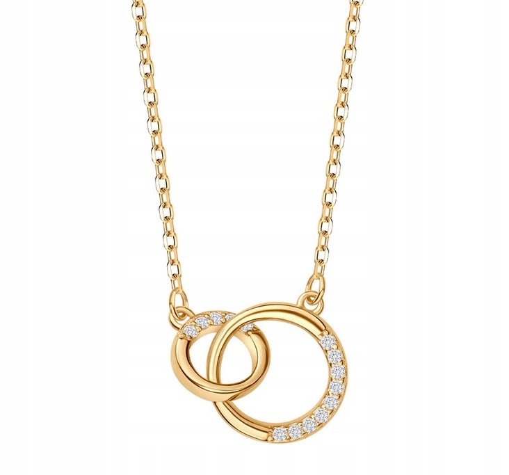 Naszyjnik Srebrny Pozłacany NS44759 Verona Jewellery