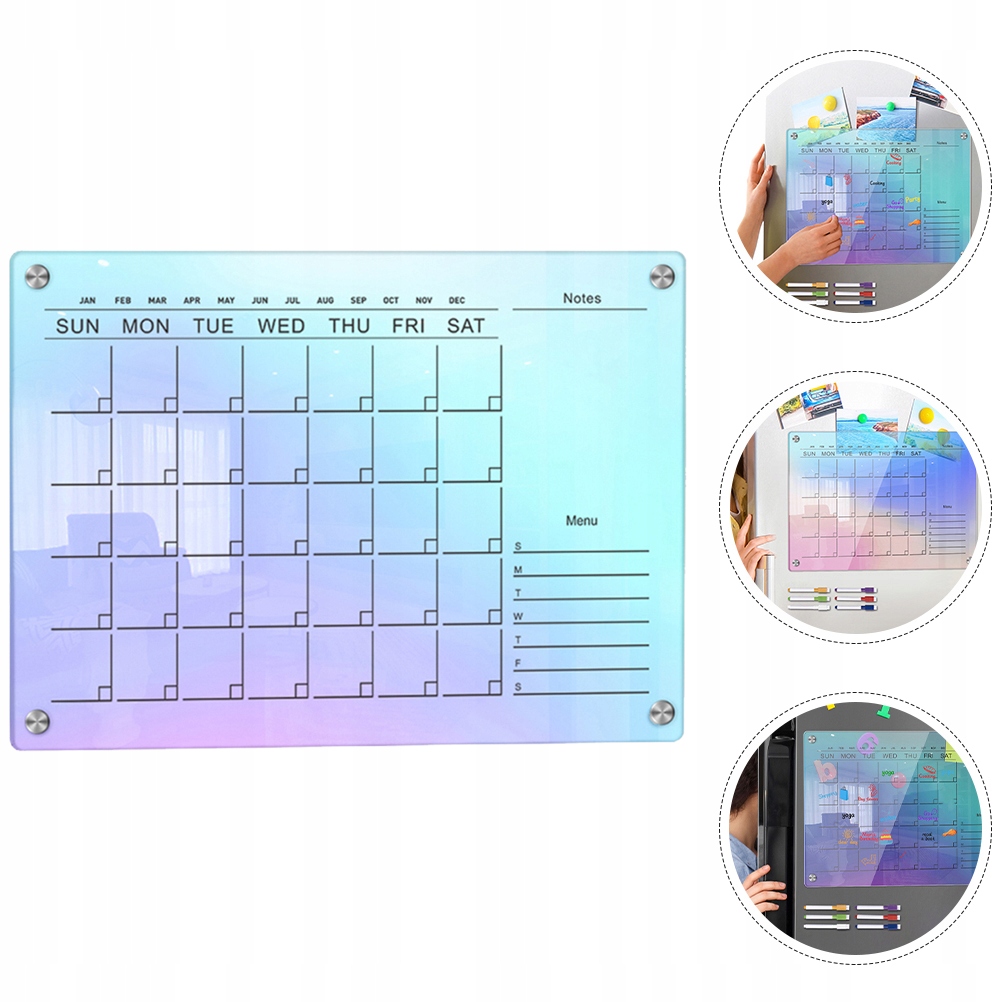Magnetyczna tablica harmonogramu Rodzaj biurkowy