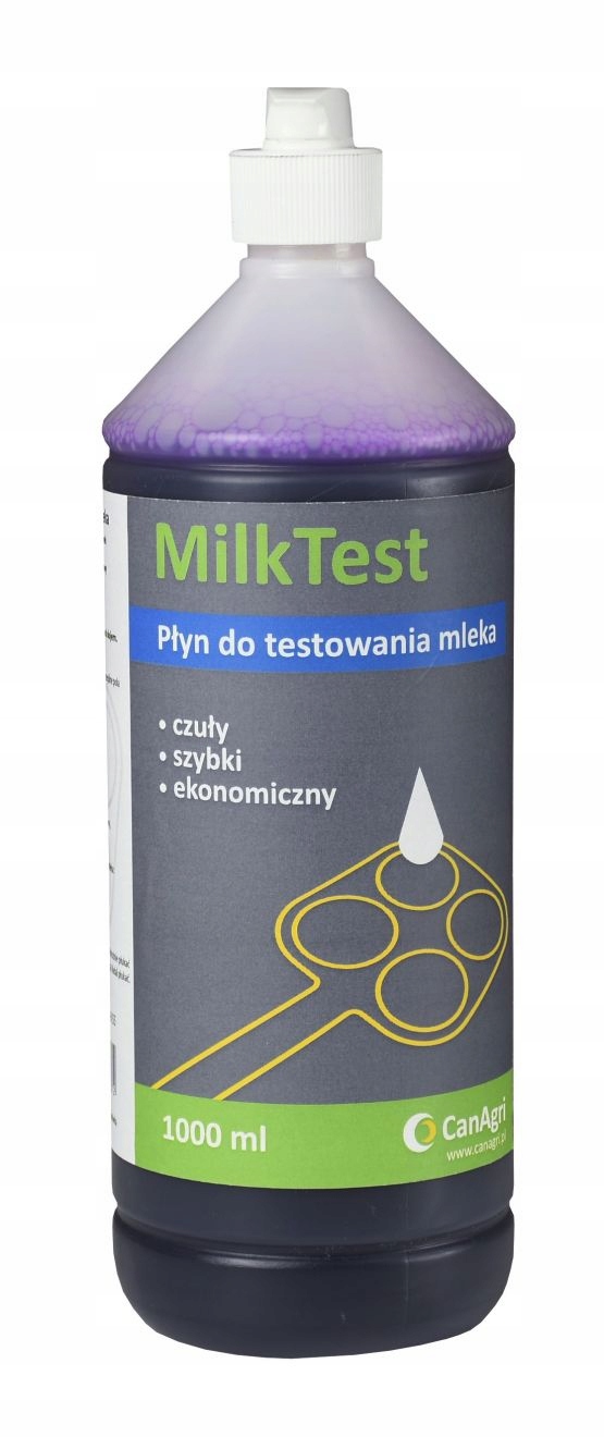 

Płyn do testowania mleka MilkTest 1000 ml Can Agri
