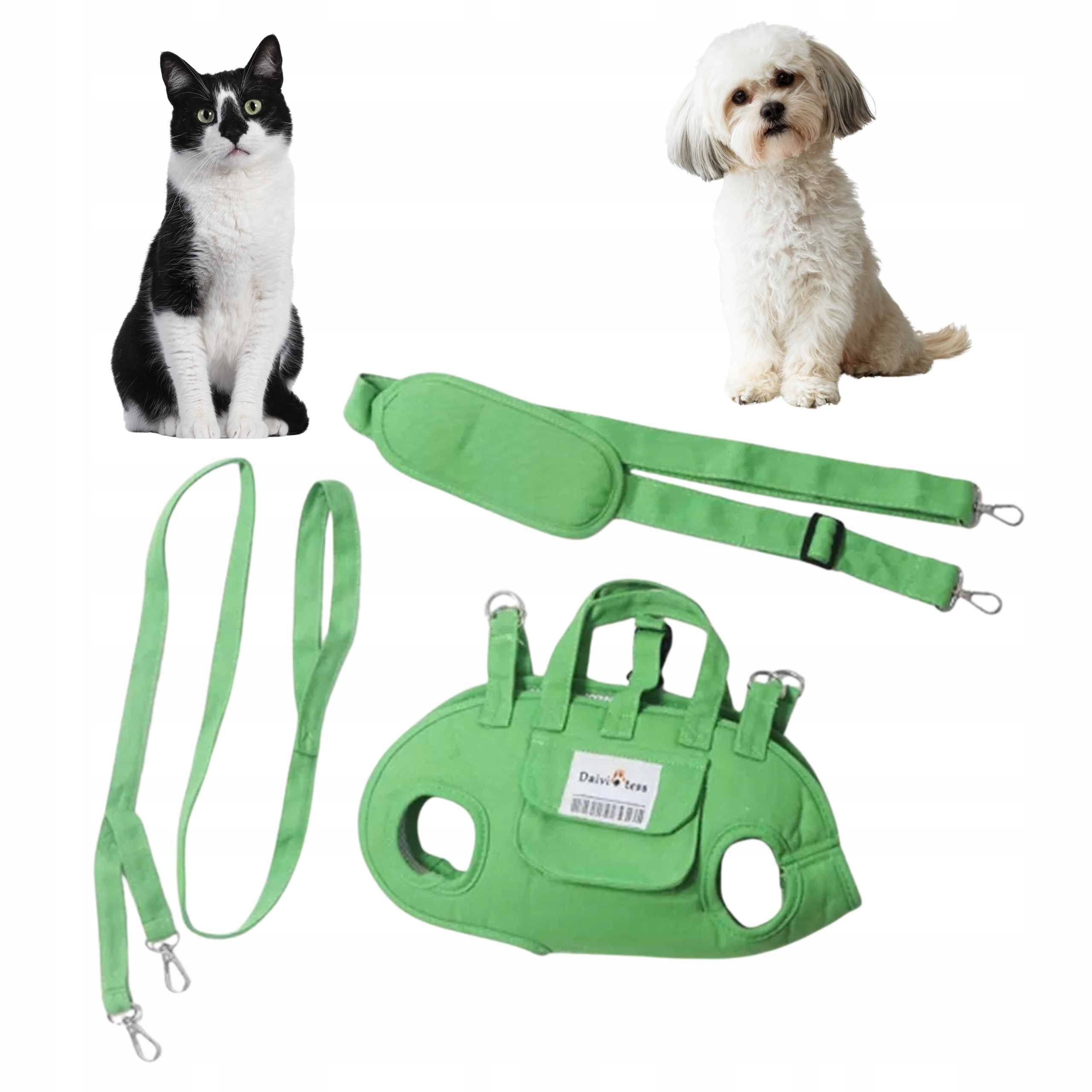 Levně Postroj Pro Malého Psa Kočky Beztlakový Vycházkový, Pevný, Lehký Siemiec