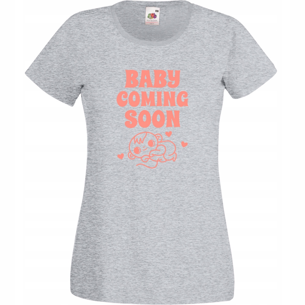 

Koszulka baby coming soon Xs szara
