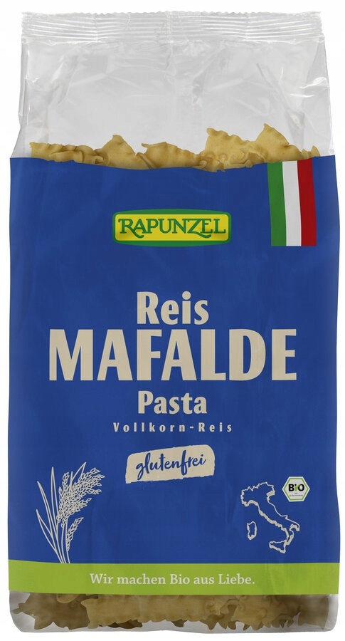 Levně 4x Těstoviny (rýžové) Mafalde bezlepkové Bio 250 g Rapunzel