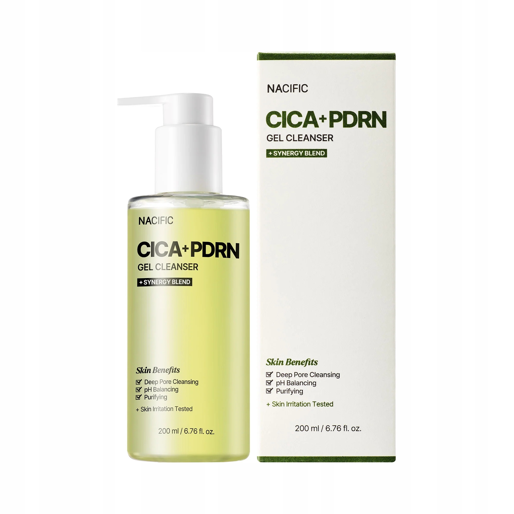 Nacific Cica Pdrn Gel Cleanser jemný gel na čištění pleti 200 ml