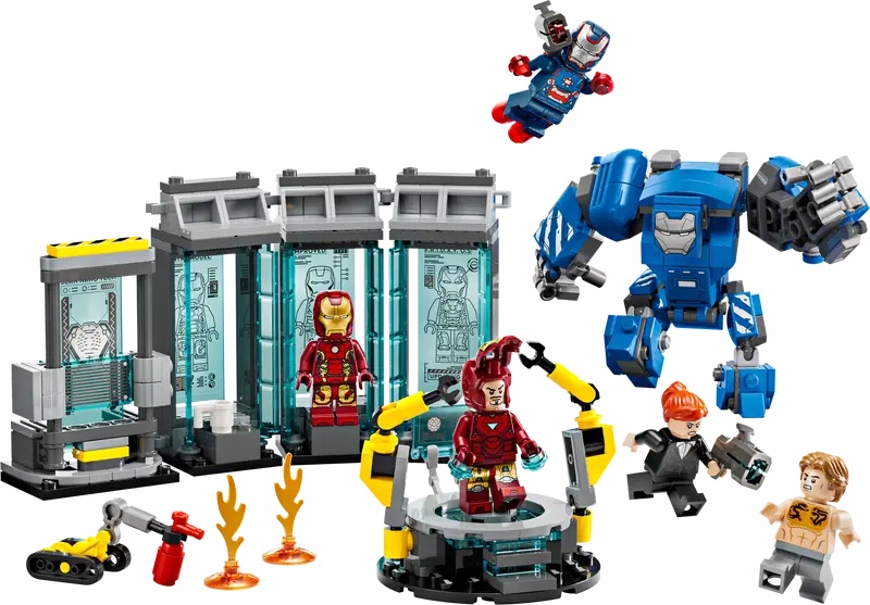 Lego Marvel 76315 Laboratoř Iron Mana: Zbrojovka