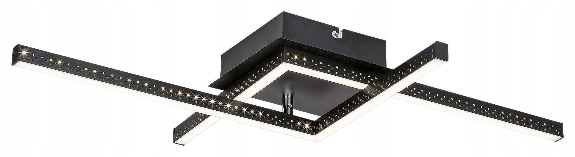 Rabalux Casimir Led stropné svietidlo, 23W, 4000K, čierna, 62,5x38,5cm