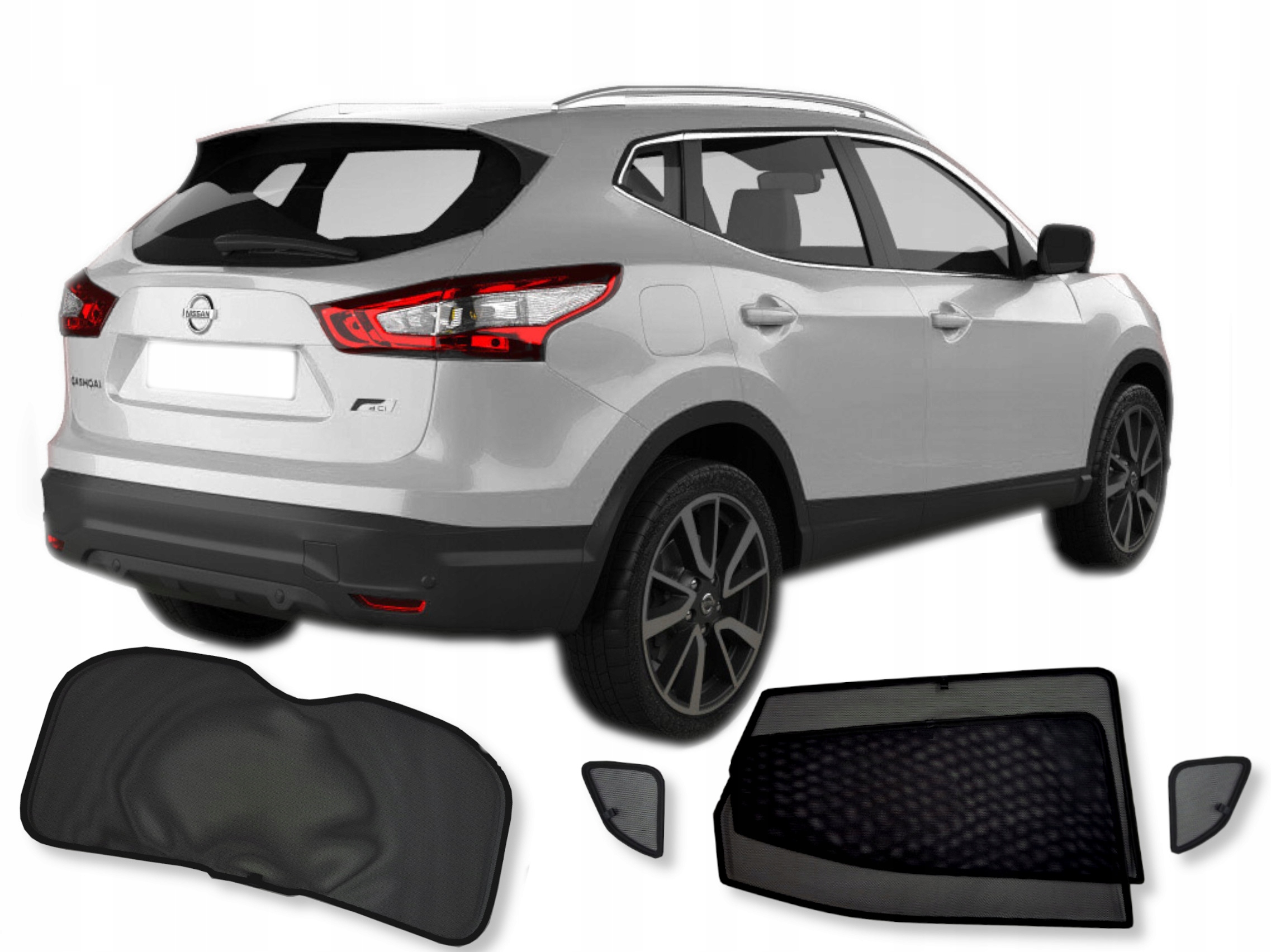 Sluneční clony pro Nissan Qashqai II