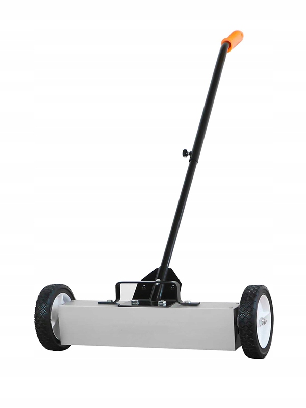 Magnetická zametačka 45 cm s teleskopickým držiakom 100 cm Výška Kolesá