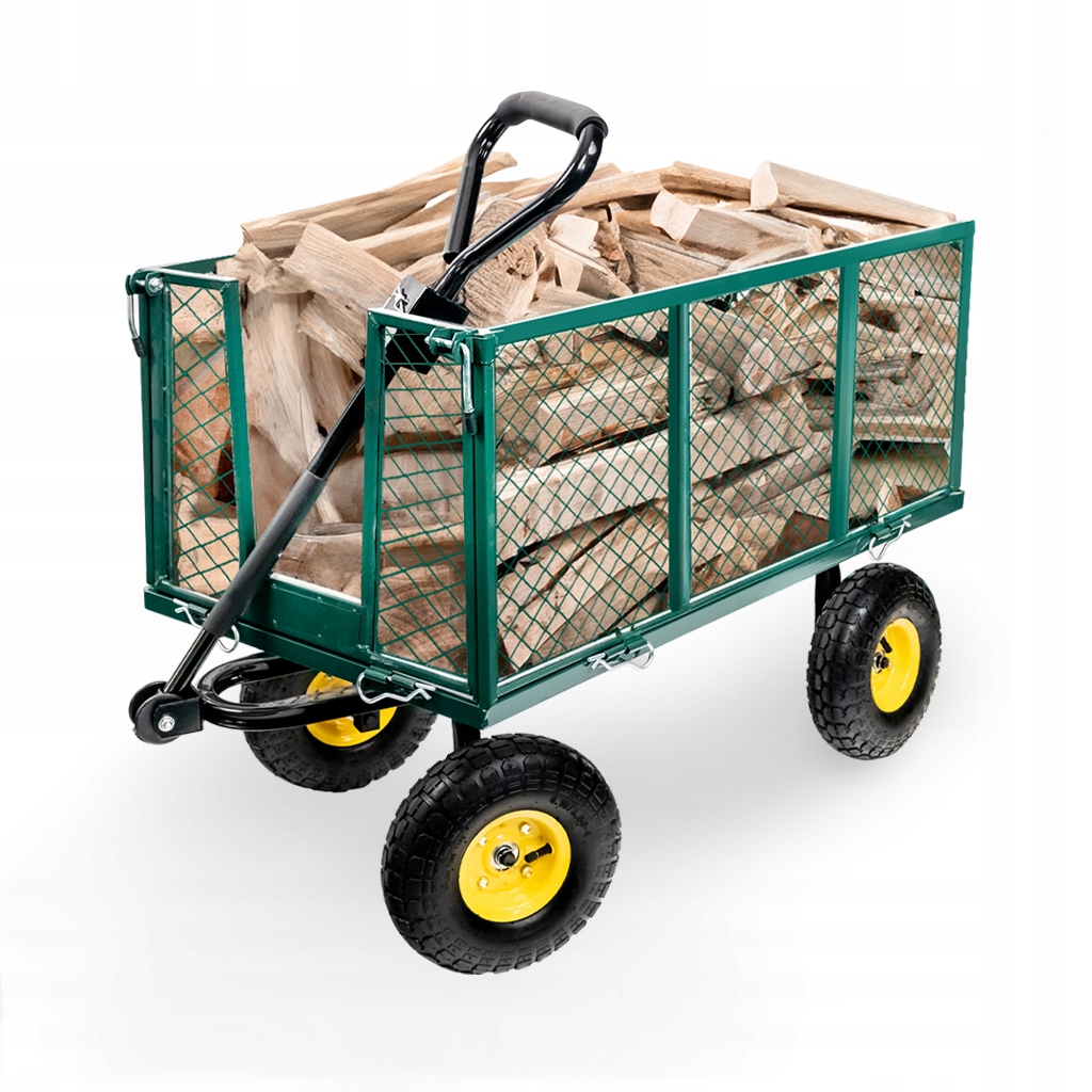 Wózek ogrodowy transportowy Taczka Przyczepka Duży Składany Budowlany