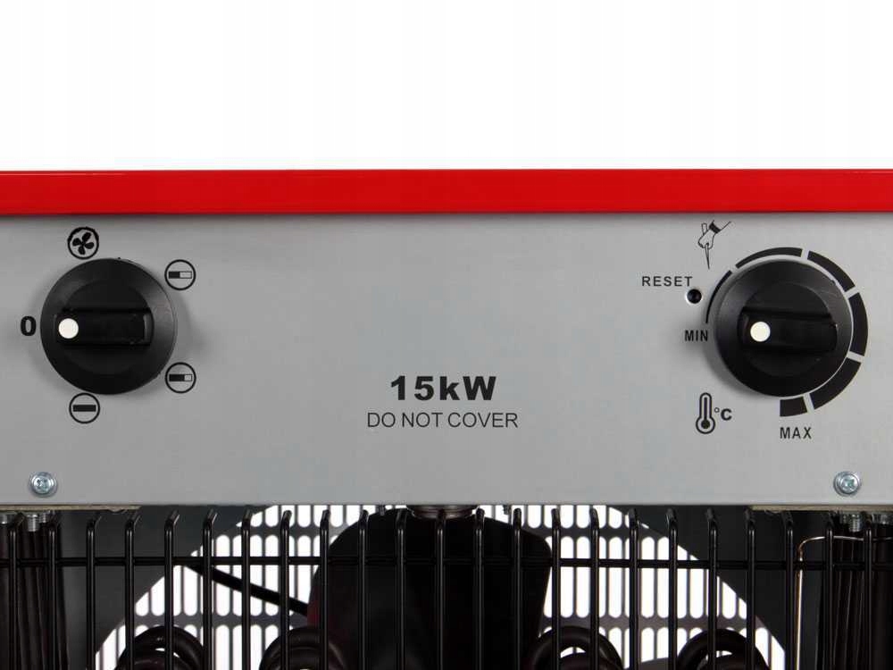 NAGRZEWNICA ELEKTRYCZNA TRÓJFAZOWA GEOTECH EH1500T Moc grzewcza 15 kW