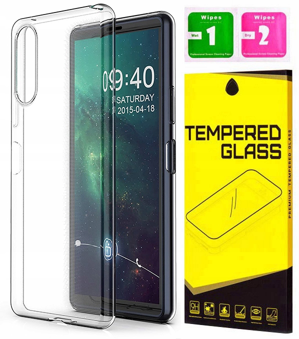 

Etui Silikon Do Sony Xperia 10 II Szkło 9H