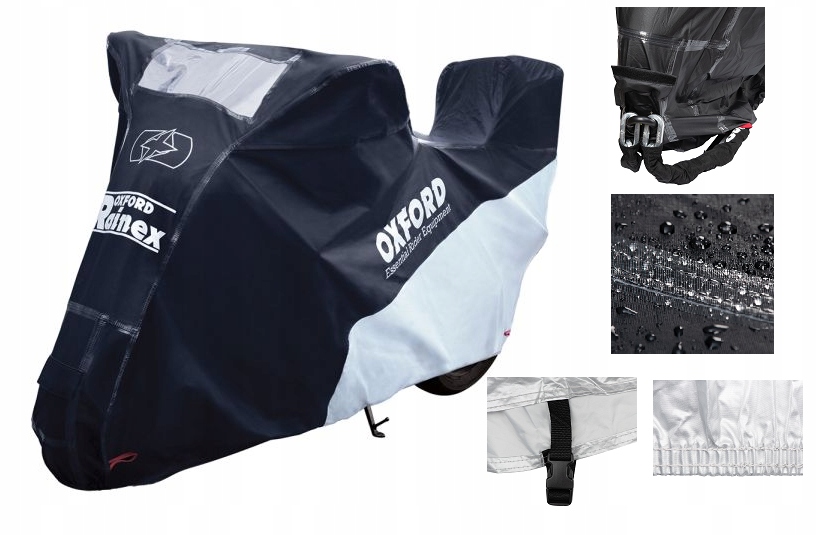 

Mocny pokrowiec na motocykl Oxford Rainex M kufer