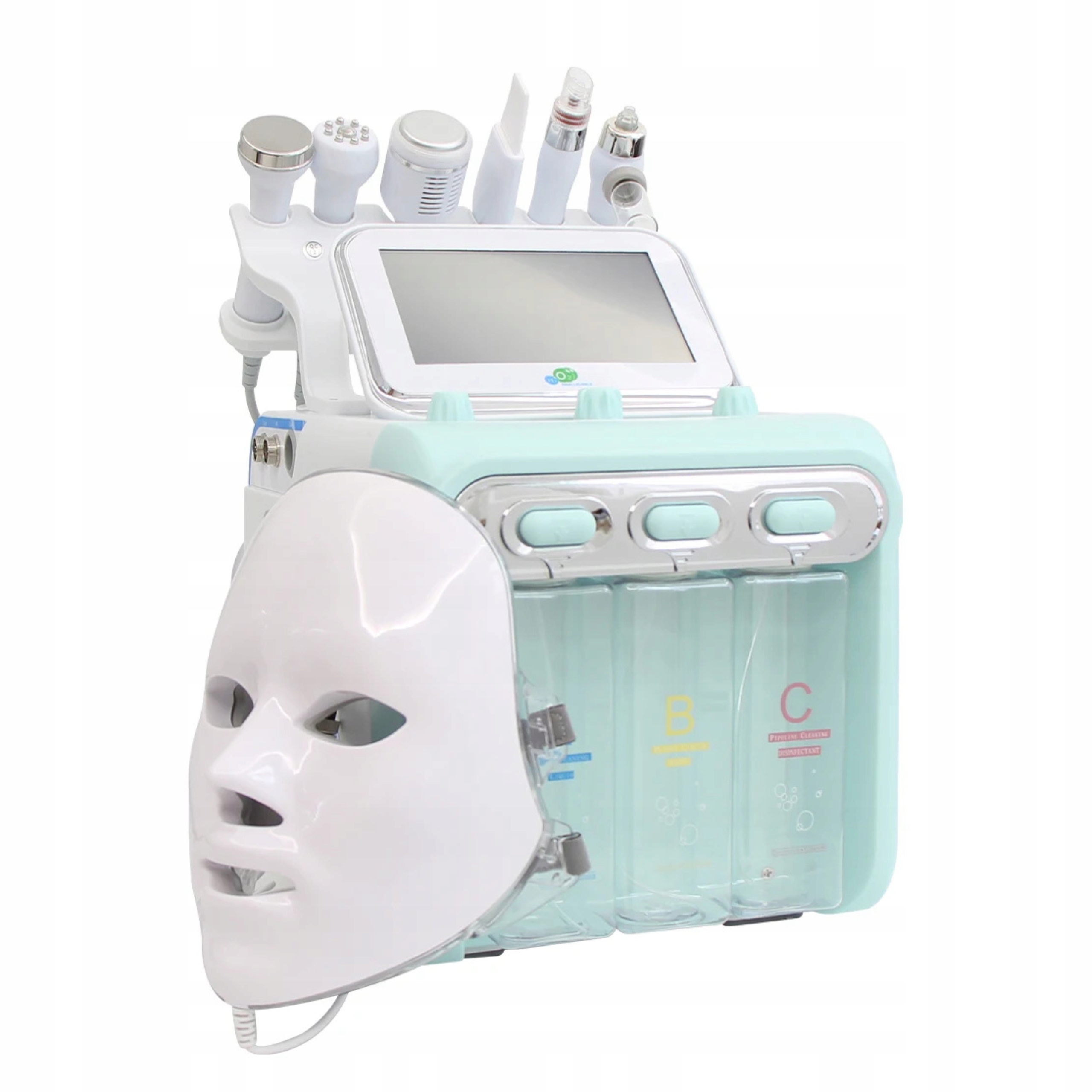 Stroj na hydrodermabrazi Profesionální sada 7v1 Vodíkové čištění