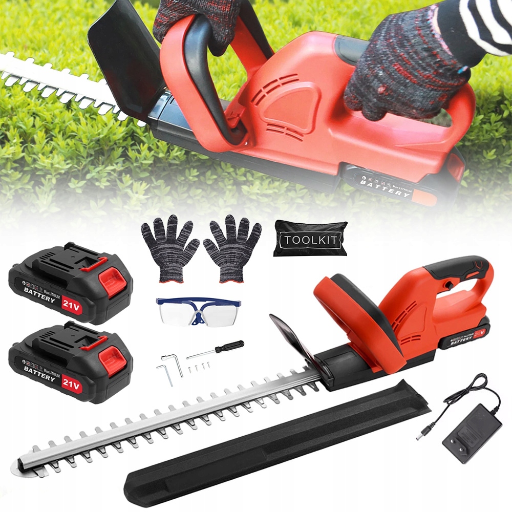 Akumulátorové Nůžky Na Živý Plot 510 MM 21 V Pro Stříhání Keřů