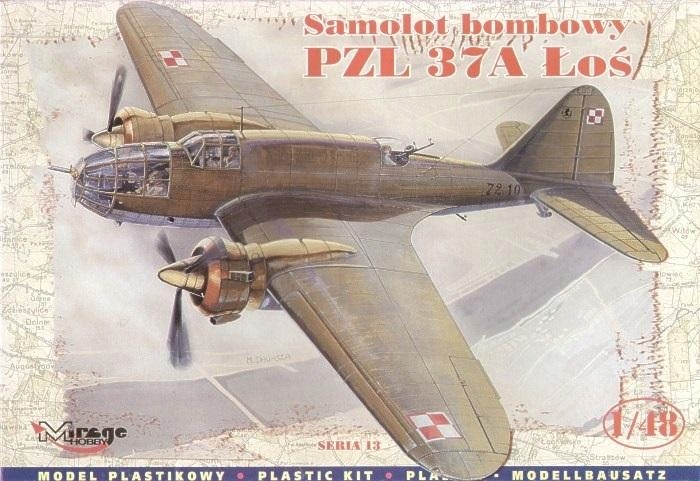PZL-37B Los Polský Bombardovací Letoun