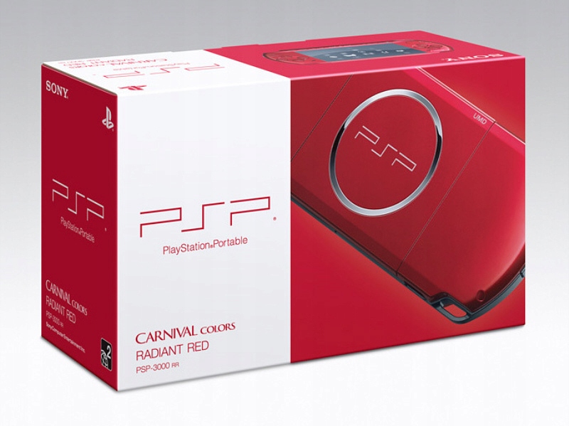 NOWA PSP 3004 SLIM RED METALIC + GRATISY + GWAR + GRY !! Model PSP 3004 + Assassin's Creed: Bloodlines