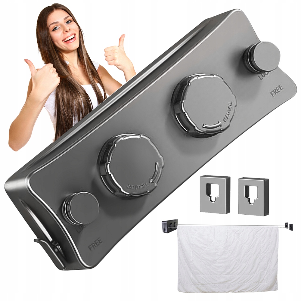 Levně Výsuvná Šňůra Na Sušení Prádla, Rolovací Šňůra, Max 20 Kg