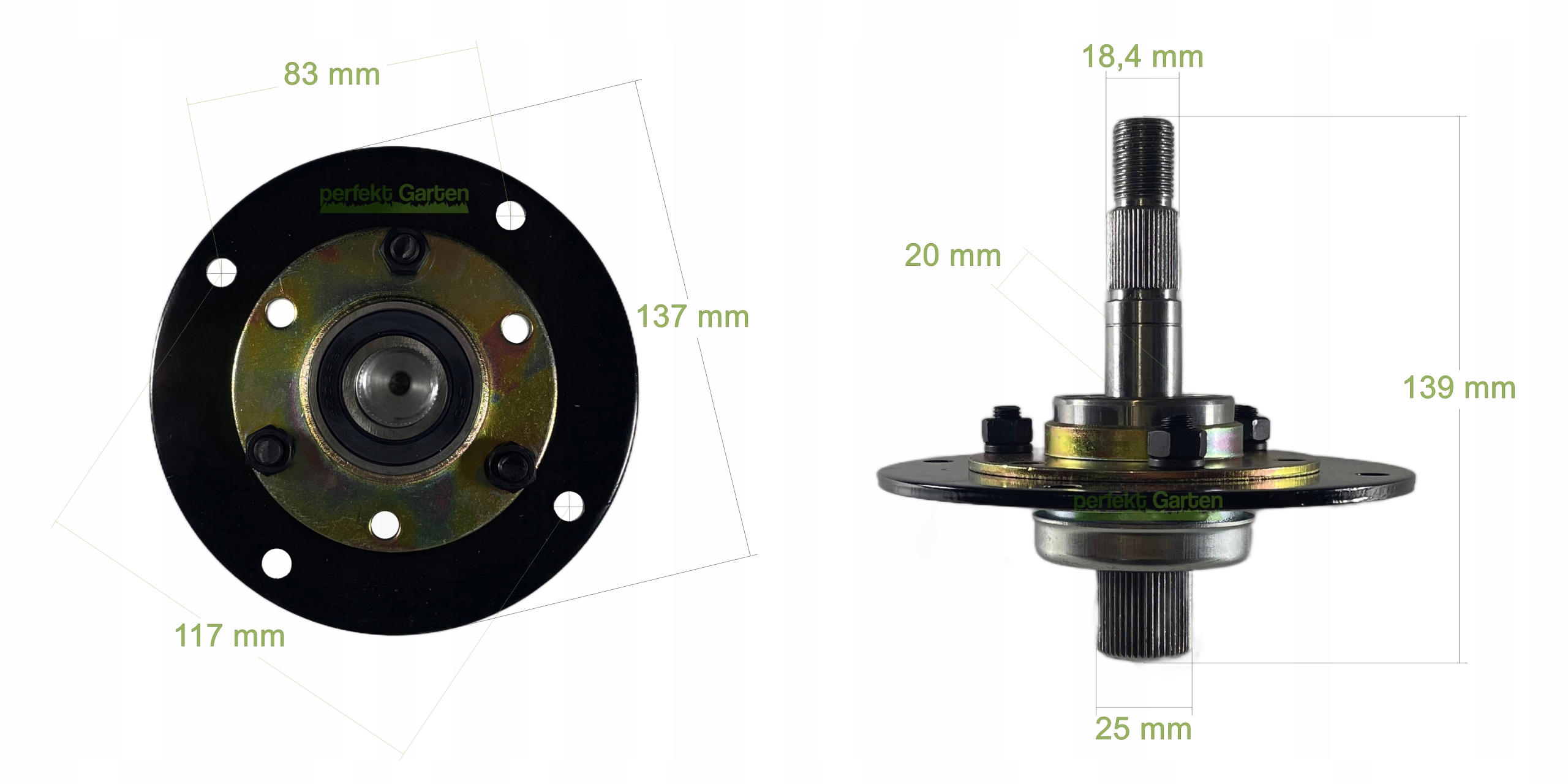 Vřeteno Mtd 16/107 B 131 160 B/130 F145 IB120 7170906 9170906 75305319