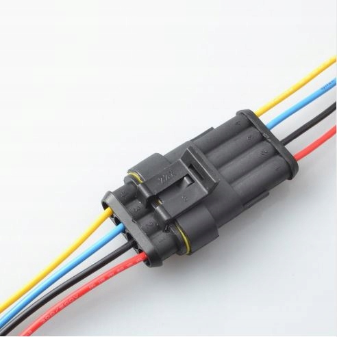 

Kostka Wtyk Złącze Hermetyczne Superseal 4 Pin Kab