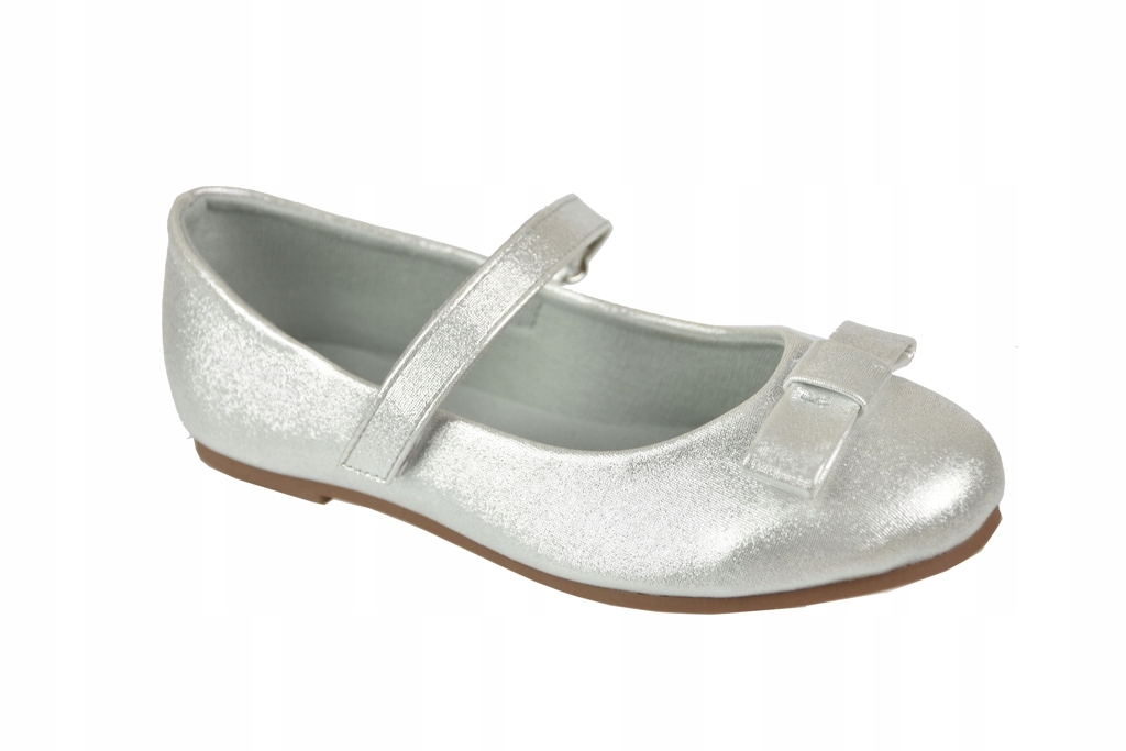 

Evento Półbuty Balerinki 4772 Srebrne Silver R 36