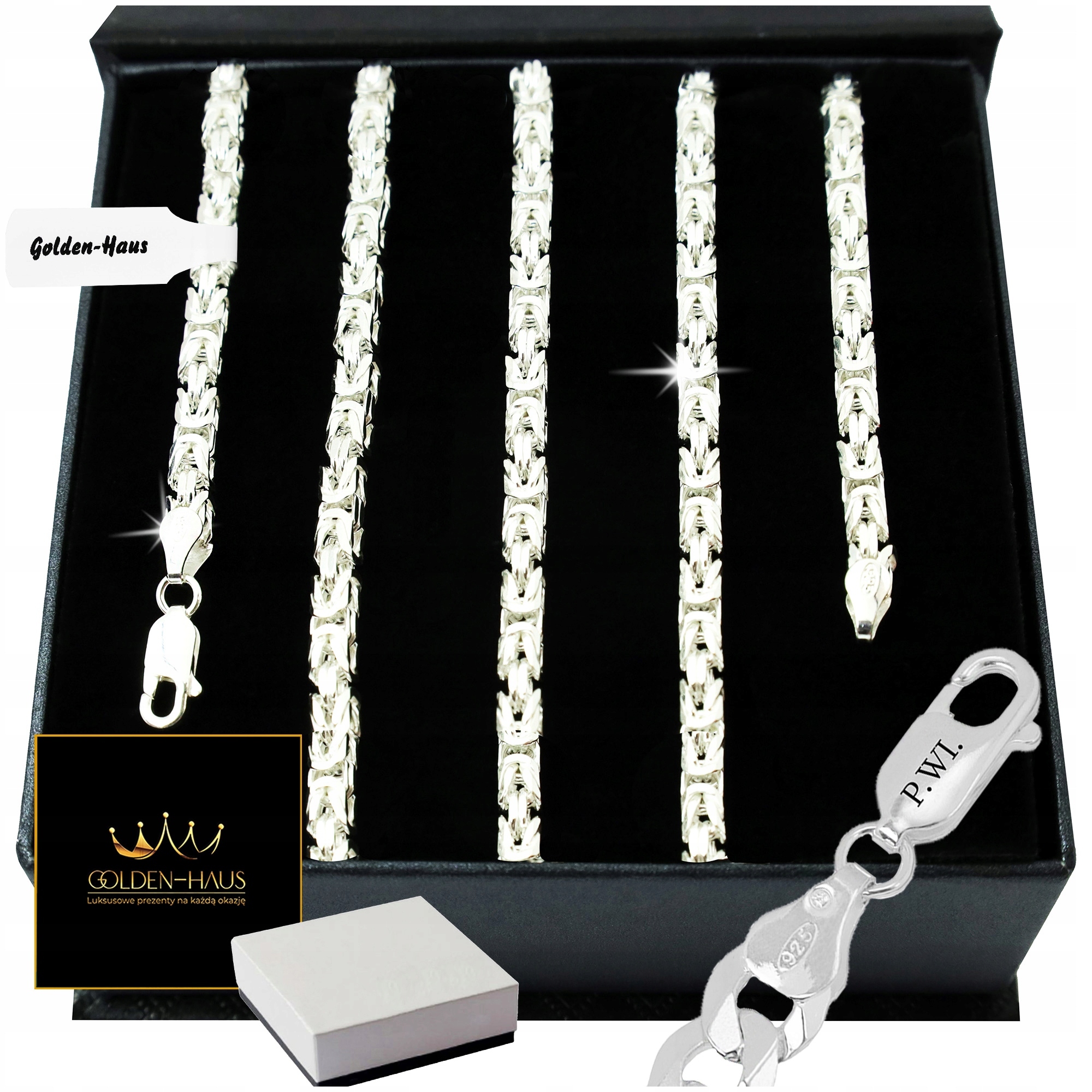 Řetízek Royal Weave 60 CM 3,5 MM Stříbro 925