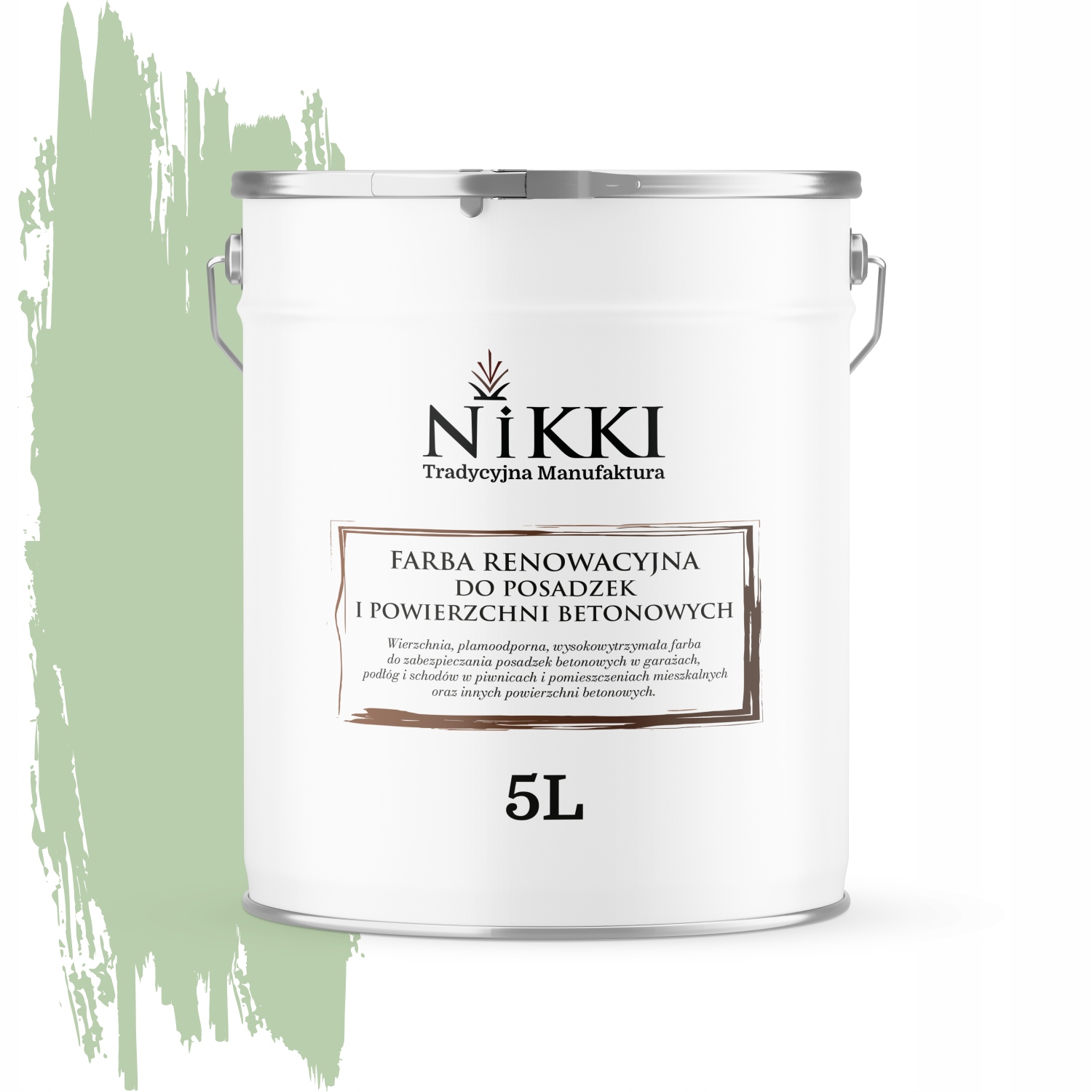 Farba Na Renováciu Betónových Podláh 5 L Zelená Pastelová RAL6019 Mat