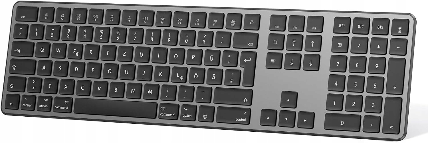 Omoton Bluetooth klávesnice – černá Qwertz