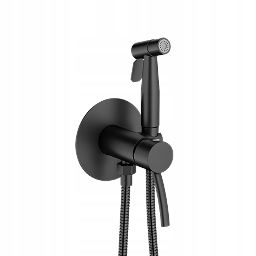 Podomietková bidetová batéria s bidetovým slúchadlom Wezer FIN9-19-BLACK