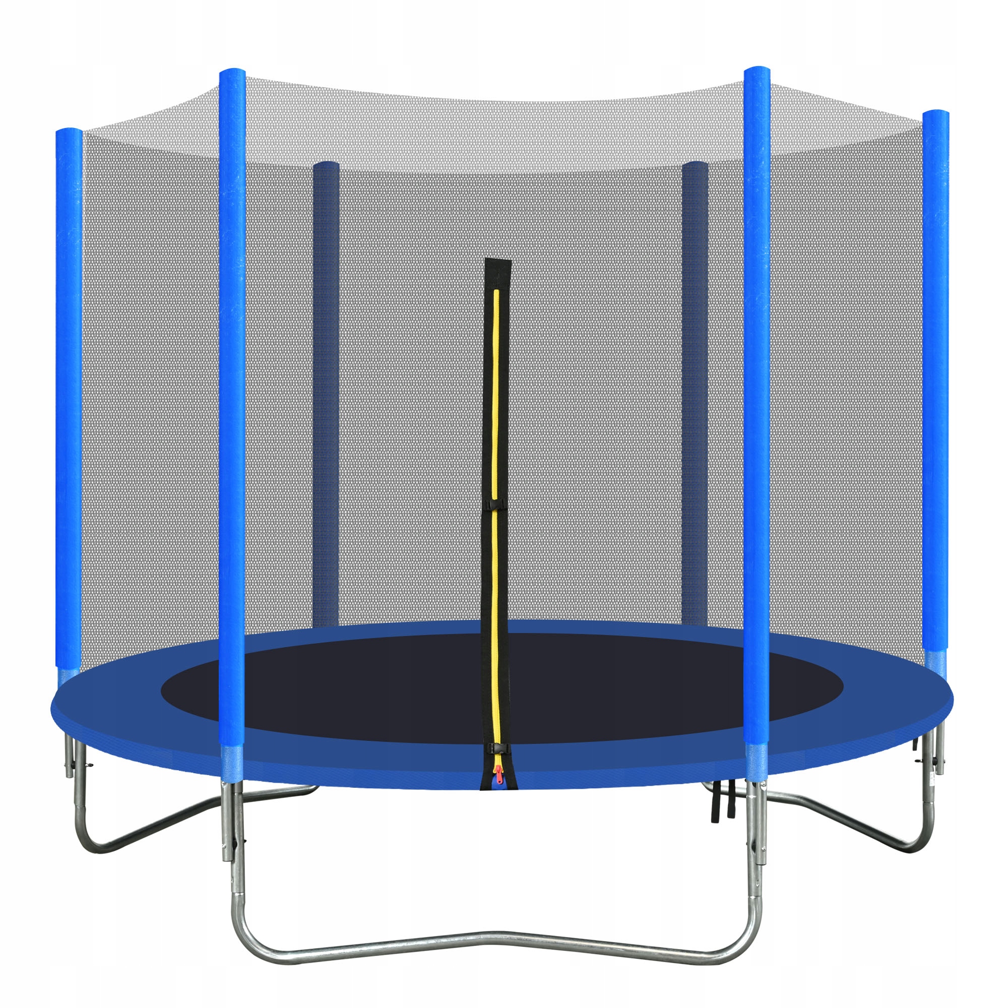 Trampolina dla dzieci odpowiednia do ogrodu na zewnątrz, 8 stóp Prezent Wysokość całkowita 213 cm