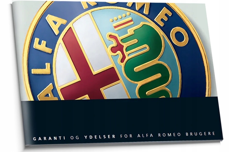 Alfa Romeo Dánská servisní kniha