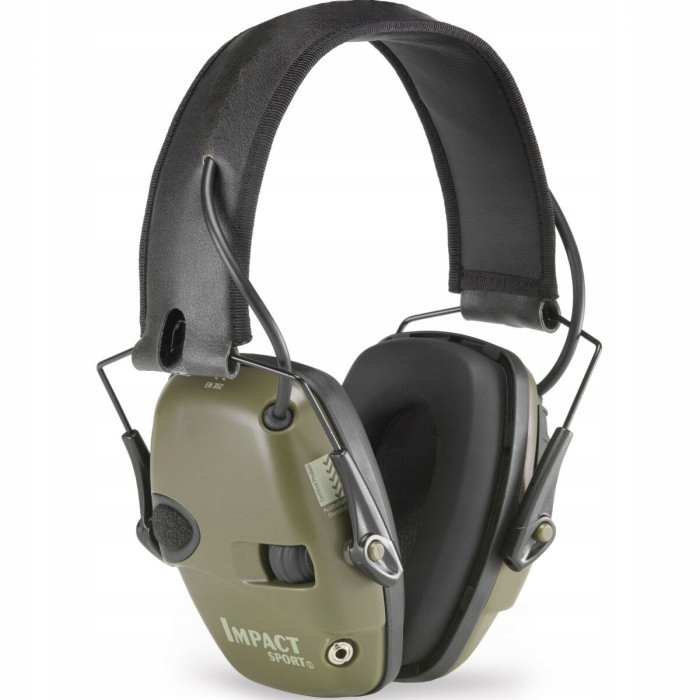 Oryginalne Nauszniki aktywne Honeywell Impact Sport Green