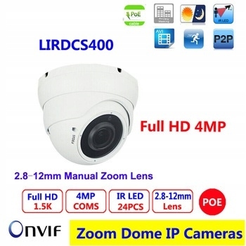 Kamera sieciowa IP LIRDCS400 4Mpx IR40 PoE Wrocław