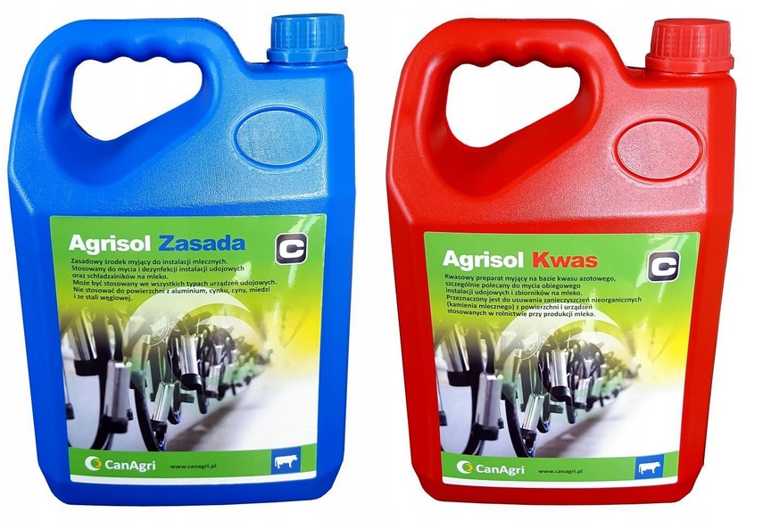 

Agrisol Zasada I Kwas Środek Do Mycia Dojarek 5KG