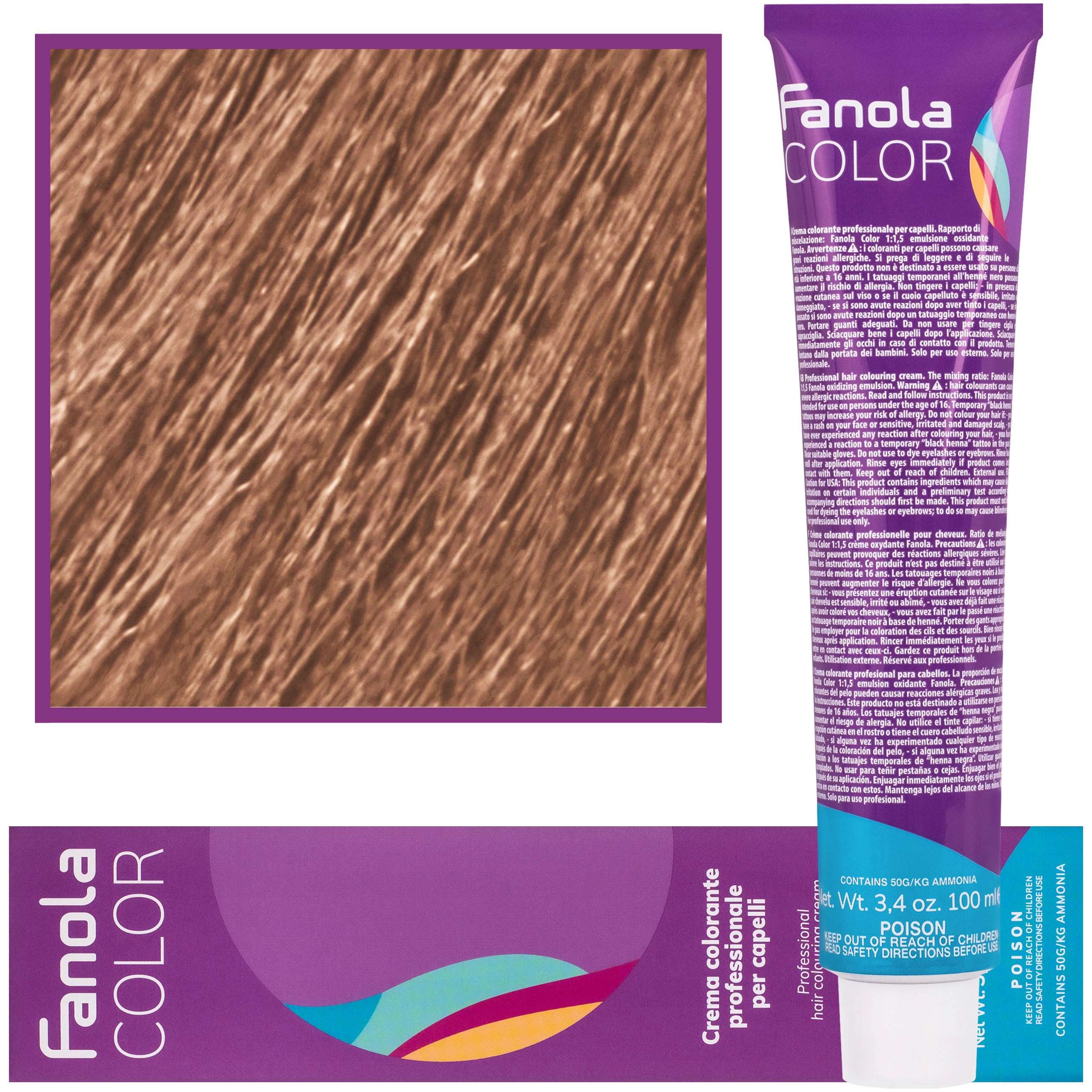 

Farba do włosów Fanola 100ml kolor 10,14