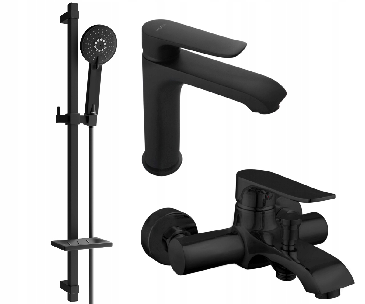 

Mexen Pecos DQ40 Zestaw Wannowy Bateria Czarny