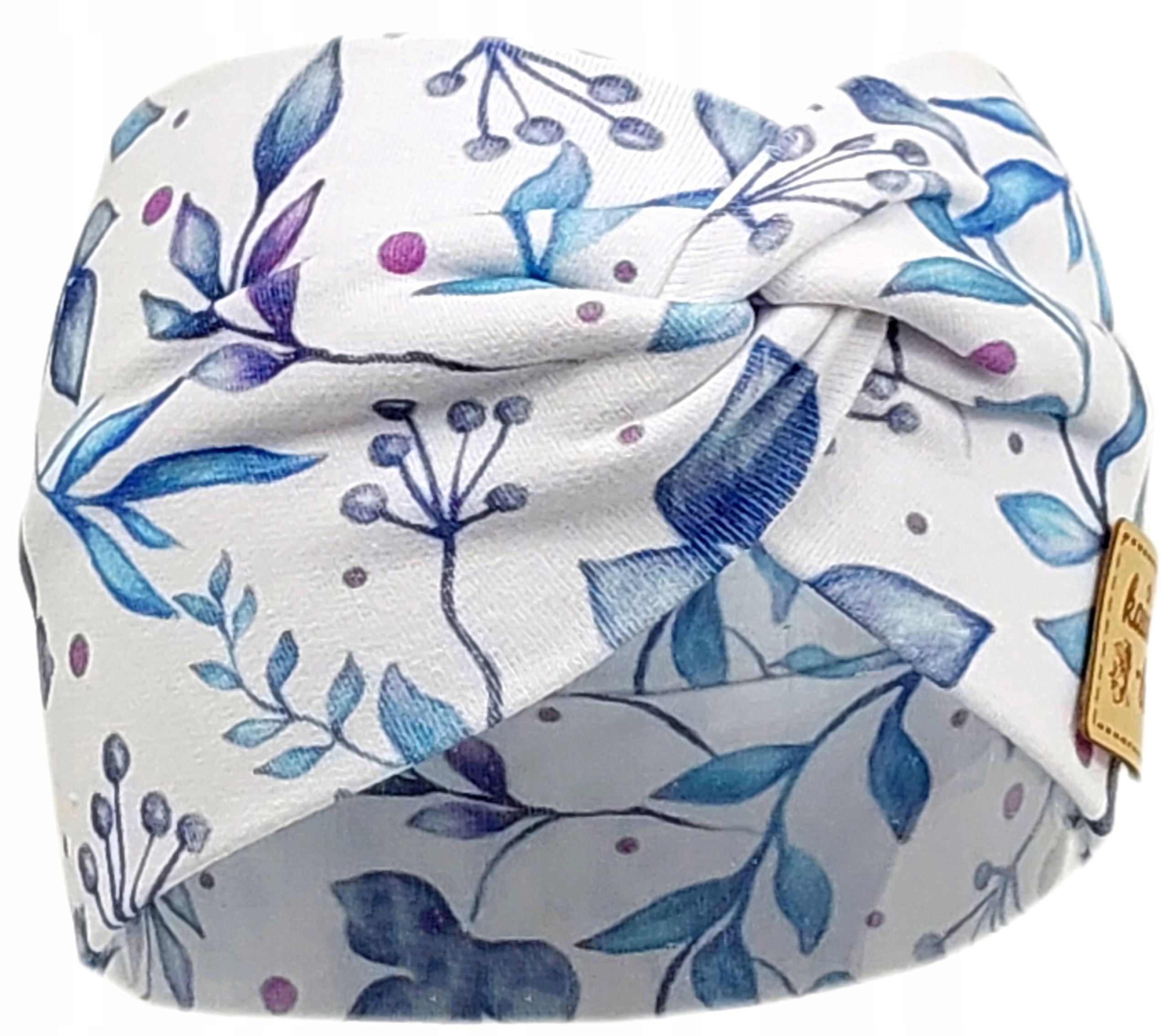 OPASKA NIEMOWLĘCA NA GŁOWĘ USZY DLA DZIEWCZYNKI 42-46cm BLUE TWIGS