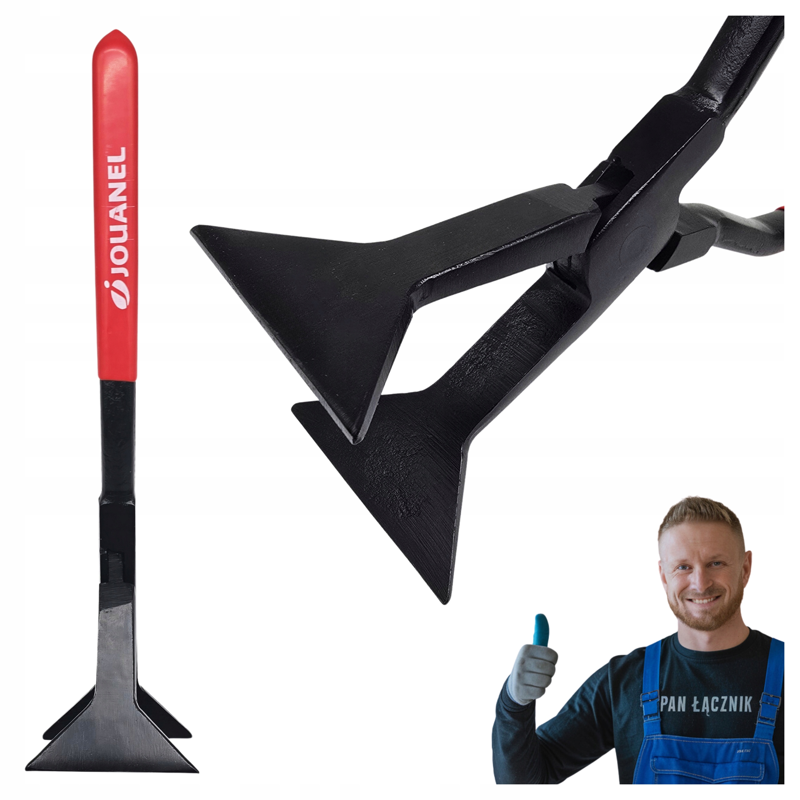 Kleště karosářské trojúhelníkové šířka 80mm hloubka 80mm Jouanel