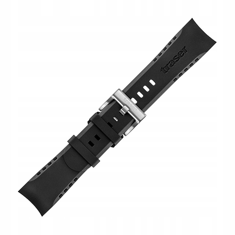 Pásek k hodinkám Traser TS-109385 černý 22 mm