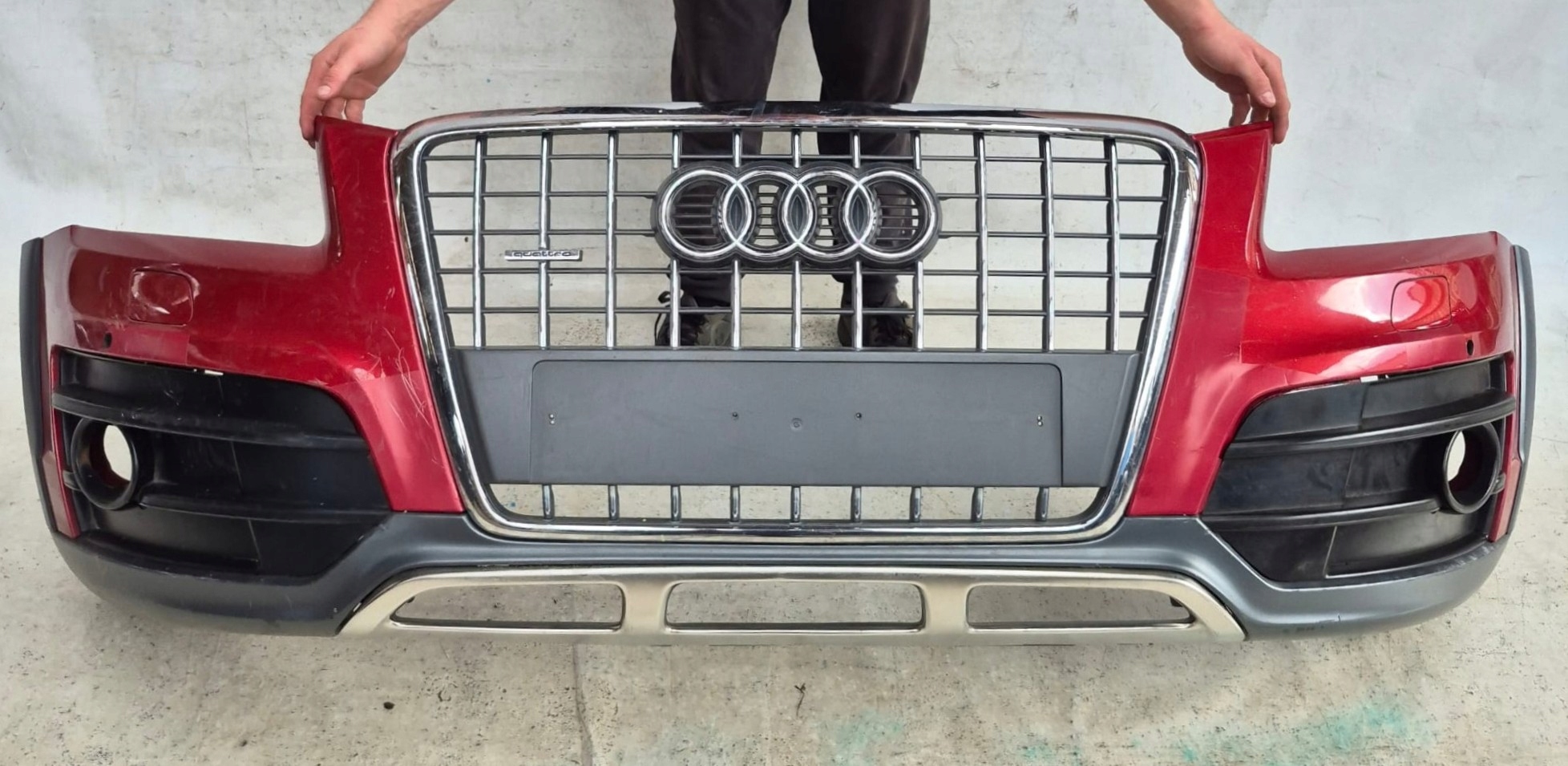 AUDI Q5 8R 8R0 OFFROAD 08- bumper front front SPR PDC 8R0807437H